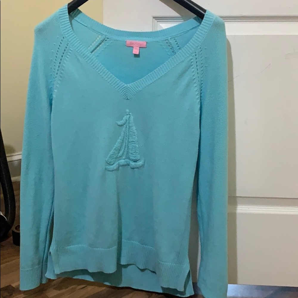 Lilly Pulitzer Sailboat Sweater